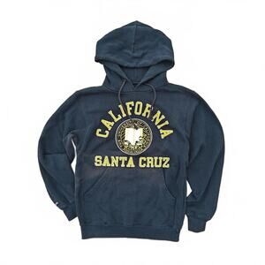 UC Santa Cruz Jansport Hoodie Navy Blue College Sweatshirt Size XS
